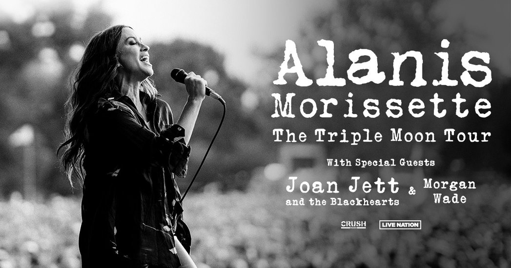 Alanis Morissette – The Triple Moon Tour with Joan Jett & The Blackhearts  and Morgan Wade at Xfinity Center (up to 54% off)