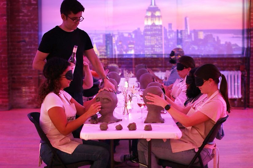 Immersive Sensory sculpting experience. Perfect for Team Building