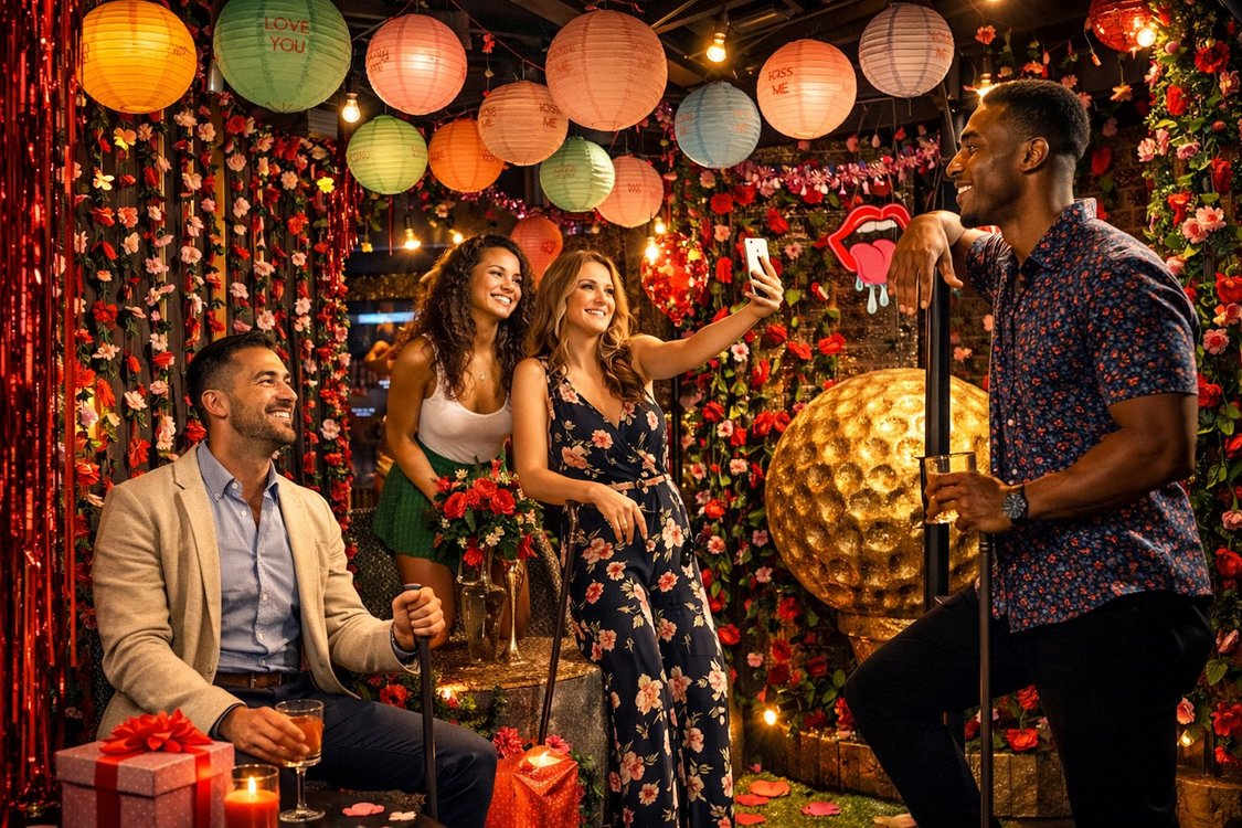 Talk Birdie to Me: A Valetine's Day Mini-Golf & Dining Experience
