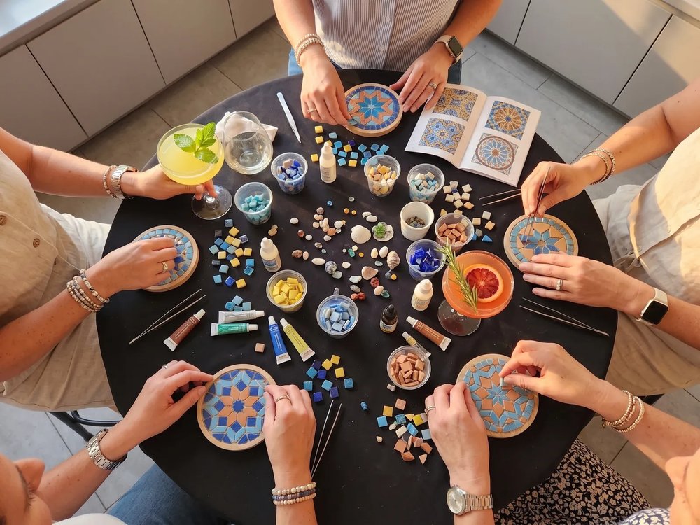 Mosaic Coaster Class & Cocktails DC: Maker Academy Tickets